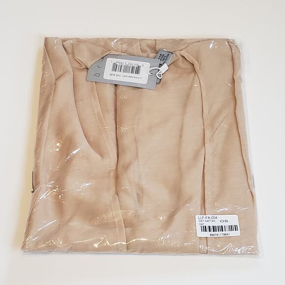 The Jetset Diaries Standard Kaftan in Oat One Size Fits Most Womens Summer Layer - Picture 2 of 7